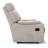 Poltrona do Papai Veneza Linho Bege Elétrico com Massageador e USB - 5