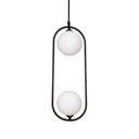 Ver imagem 1 de Lustre Pendente Quality Cadre 1334 G9 Bivolt Preto / Branco