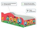 Ver imagem 4 de Cama Solteiro Infantil Futebol Meninos com Colchão MDF Branco Casah
