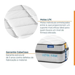 Colchão Queen CabeCasa MadeiraMadeira Ultra Firm Luna Cabecasa Madeiramadeira - 5
