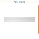 Ver imagem 3 de Rodapés para Balcão de Cozinha Planejada 70cm Ipanema CabeCasa Branco