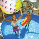 Ver imagem 5 de Piscina Estruturada Estrutural Redonda PVC Capa Forro Filtro 2200L 4500L Azul Mor