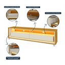 Ver imagem 5 de Rack para Tv até 43 Polegadas com Led com Rodízios 128cm Requinte