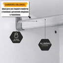 Ver imagem 5 de Guarda-Roupa Solteiro com 2 Portas 1 Gaveta e 5 Prateleiras Dubai Branco