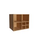 Ver imagem 7 de Gabinete de Banheiro Suspenso 68cm com Balcão 1 Porta 1 Gaveta e Espelheira sem Cuba