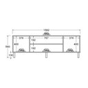Ver imagem 4 de Rack Ditália 2 Portas R-634 Cor:branco