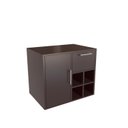 Ver imagem 6 de Gabinete de Banheiro Suspenso 68cm com Balcão 1 Porta 1 Gaveta e Espelheira sem Cuba