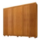 Ver imagem 2 de Guarda-Roupa Casal 6 Portas 6 Gavetas Arezzo Marrom/Cinamomo