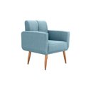 Ver imagem 1 de Poltrona Cadeira Decorativa Escritório Havana Matrix Azul