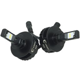 Kit Par Lâmpada Super Ultra Led Plus Automotiva Farol 12000 Lumens 6500K 12V 24V Carro Caminhão - H3 - 4