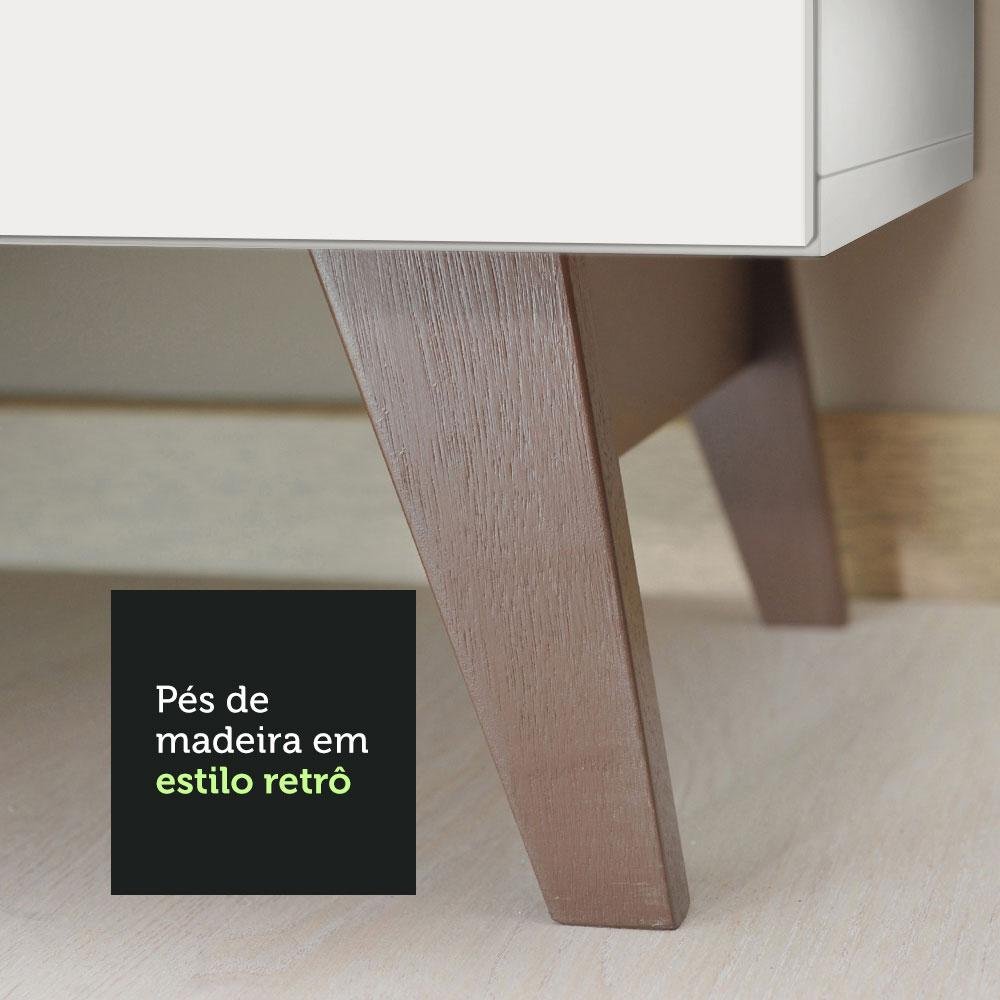Armário de Cozinha Completa de Canto 392cm Branco Reims Madesa 01 - 7