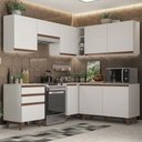 Ver imagem 1 de Armário de Cozinha Completa de Canto 392cm Branco Reims Madesa 01