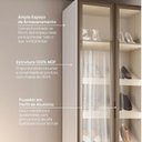 Ver imagem 7 de Guarda Roupa Planejado de Canto Linear 4 Peças 6 Portas Reflectas Orion CabeCasa MadeiraOriginals Bege/Aveia