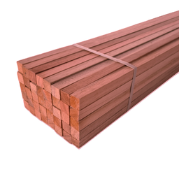 10 Ripas Sarrafos Eucalipto 2x2x50cm Aplainado Artesanato - 1
