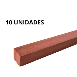 10 Ripas Sarrafos Eucalipto 2x2x50cm Aplainado Artesanato - 2