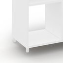 Ver imagem 4 de Estante de Livros 90CMX66CM L Multiuso E1717 Branco
