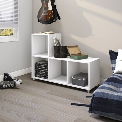 Estante de Livros 90CMX66CM L Multiuso E1717 Branco