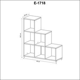 Estante para Livros Multiuso - 3