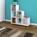 Ver imagem 1 de Estante de Livros 90CMX96,5cm Multiuso Branco