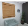 Persiana Romana Bambu Block 100larg X 160alt Natural - 3