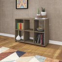 Ver imagem 1 de Estante de Livros 90CMX66CM Multiuso E1719 Bege/Amendoa