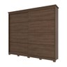 Guarda Roupa Casal 02 Portas Deslizantes Degas Henn Castanho - 4