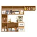 Ver imagem 4 de Cozinha Compacta Suspensa 7 Portas 2 Gavetas Juliete