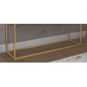 Ver imagem 4 de Buffet Aparador Industrial Cinza para Sala Recepção Escritorio Eros 110cm Base de Ferro Dourado