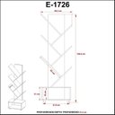 Ver imagem 6 de Estante para Livros Multiuso E1726 Tecno