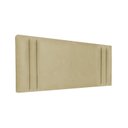 Ver imagem 1 de Cabeceira Módulos Cama Box Estofada Luxo Linho Rbl:solteiro Painel/bege