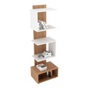 Ver imagem 3 de Estante de Livros 38,4CMX139,4cm Multiuso E1727 Tecno Laranja/Amêndoa/Branco