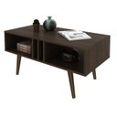 Ver imagem 3 de Mesa de Centro 2 Nichos Pés Palito MC2226 Marrom