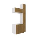 Ver imagem 4 de Conjunto para Banheiro Kappesberg Celeste 5 Peças Branco/nogueira 116,5cm