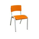 Ver imagem 3 de Cadeira Iso Infantil Laranja Escolar e Creche