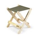 Ver imagem 1 de Banqueta de Camping Dobrável Suporta até 100kg Bege/Verde