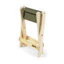 Ver imagem 3 de Banqueta de Camping Dobrável Suporta até 100kg Bege/Verde
