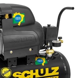 Compressor de Ar de Pistão 2,0 HP 25 Litros 8,6 Pés Pratiko CSI 8,6|25 SCHULZ - 5