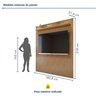 Painel para TV até 75 Polegadas   182,8cm Vitória - 7