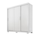 Ver imagem 2 de Guarda Roupa Casal Confort 3 Portas de Correr 4 Gavetas Branco/Absoluto