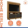 Home Theater 2 Portas Painel em Mdf Fresado Berlim - 6
