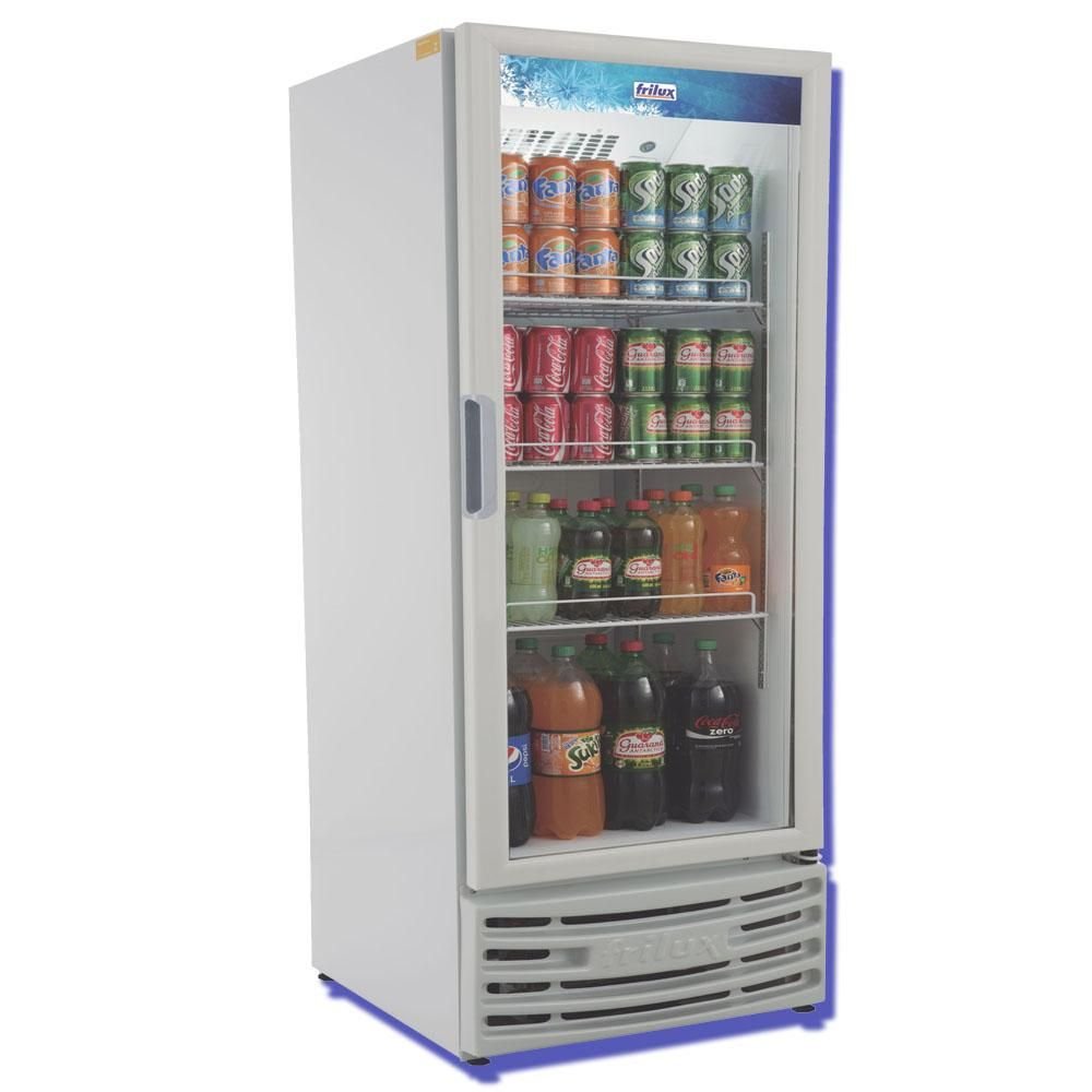 Geladeira Expositora Visacooler para Bebidas 410l 220v Frilux Branco