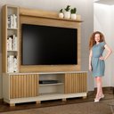 Ver mais imagens de Estante Ripado para TV até 65 Polegadas 190CMX195CM Montenegro Marrom