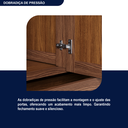 Ver mais imagens de Guarda-Roupa Casal com Espelho 10 Portas 2 Gavetas Maceió Bege/Ypê