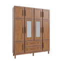 Ver imagem 2 de Guarda-roupa Casal com Espelho 10 Portas 2 Gavetas Maceió