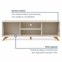 Ver imagem 5 de Rack Ripado para TV até 65 Polegadas MDF 200cm Pés em Madeira Maciça 2 Portas com Deslizantes Manaus