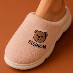 Pantufas Chinelos de Inverno Ursinho Sapatos Aconchegantes - 3
