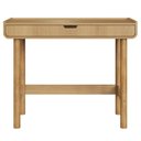 Ver imagem 6 de Mesa Escrivaninha 100cm 1 Gaveta Pé Madeira Luara Hanover A10 - Mpozenato