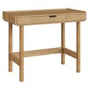 Ver imagem 2 de Mesa Escrivaninha 100cm 1 Gaveta Pé Madeira Luara Hanover A10 - Mpozenato