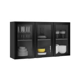 Conjunto Cozinha em Aço Exclusive Itatiaia 3 Peças Espaço Forno:grafite/preto - 5
