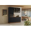 Ver imagem 1 de Conjunto Cozinha em Aço Exclusive Itatiaia 3 Peças Espaço Forno:grafite/preto